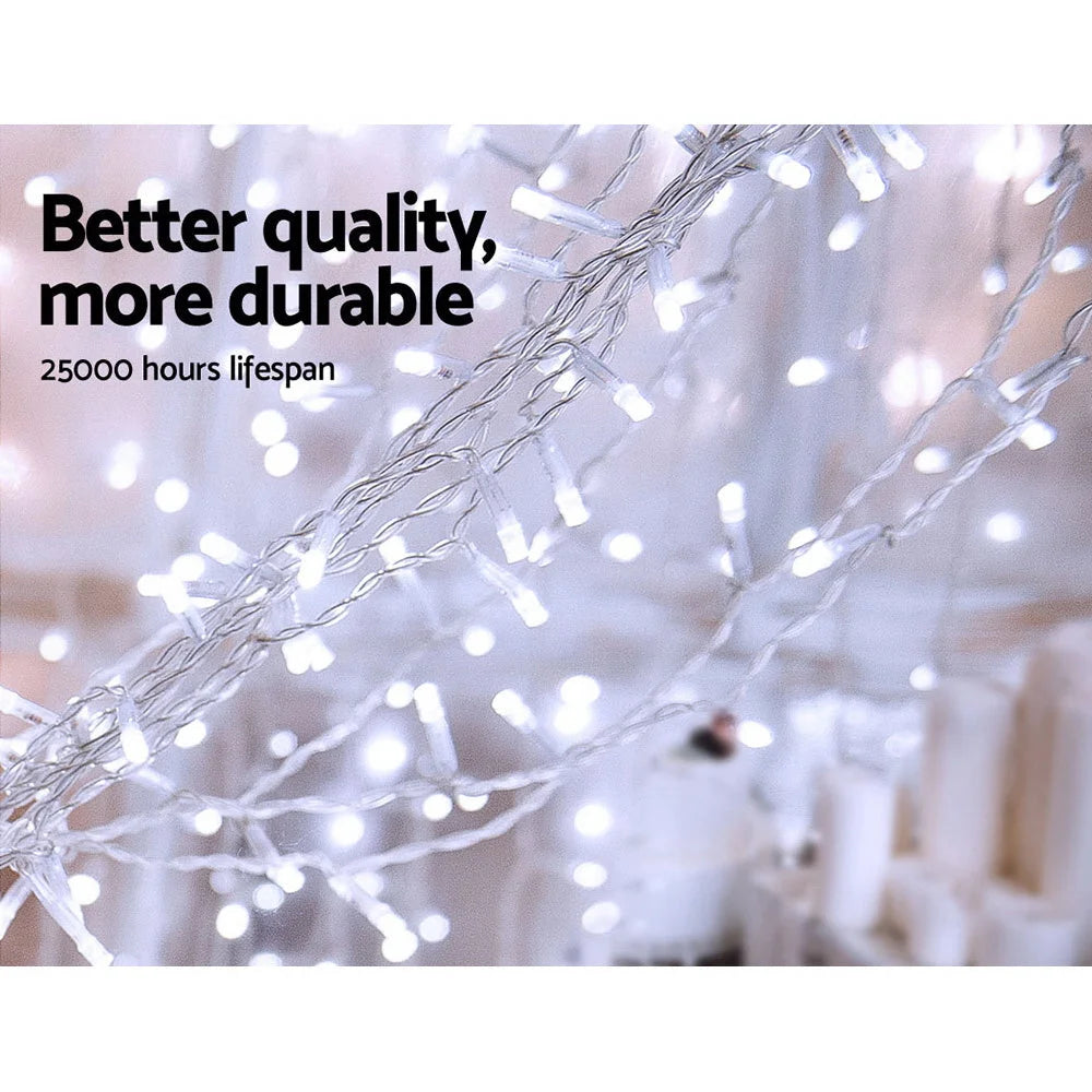 Christmas Curtain Fairy Lights 6x3M 600 LED - Party Wedding