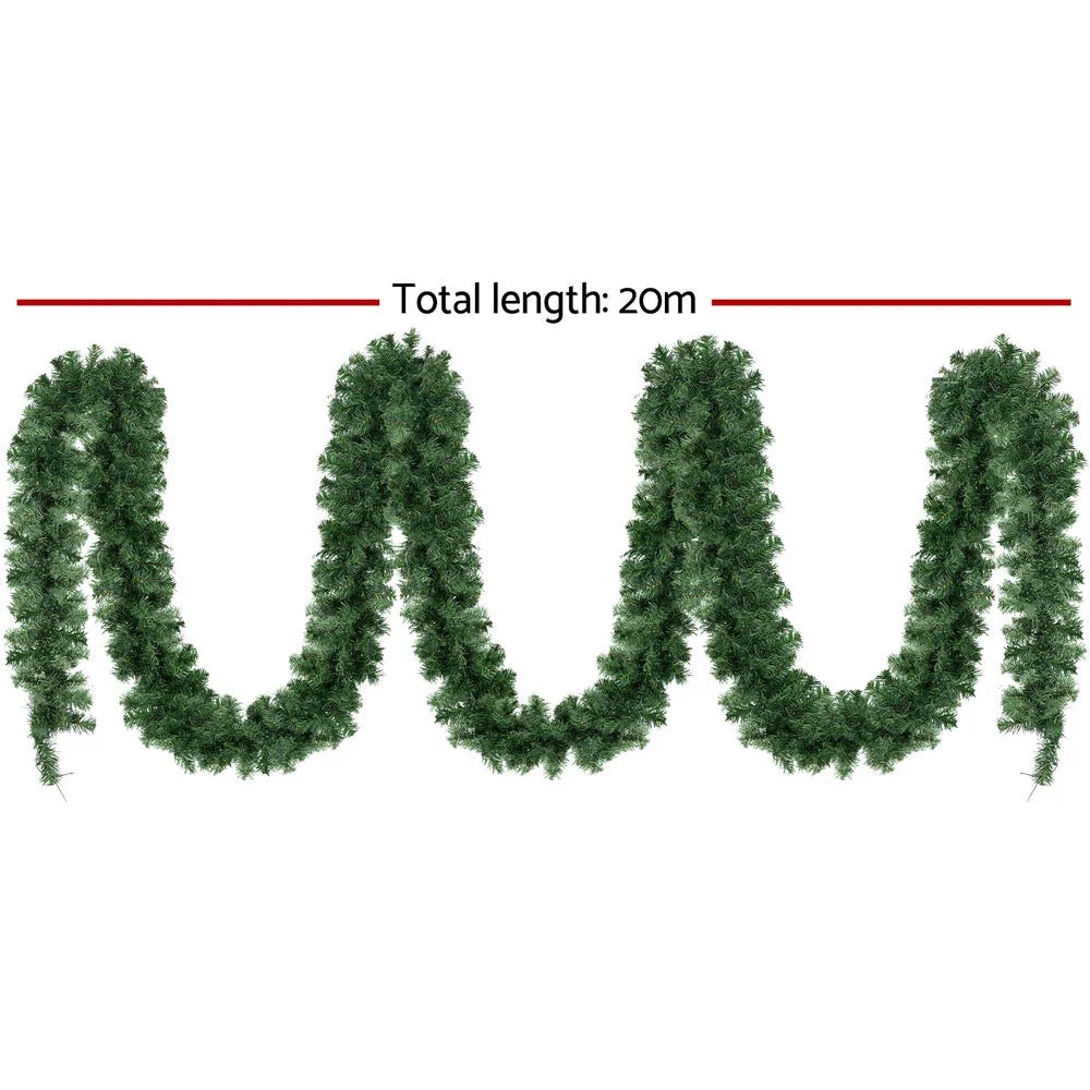 Christmas Garland 20M LED Lights Party Xmas Decorations