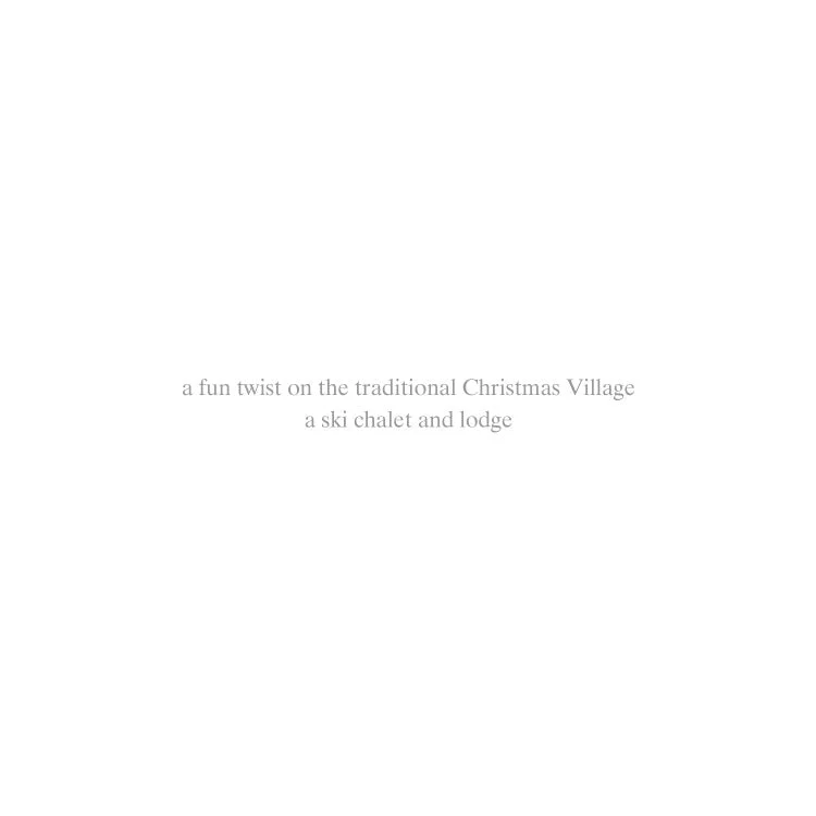 Christmas gift Christmas mini resin snow house Christmas