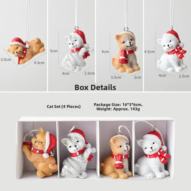 Christmas gift Christmas mini resin snow house Christmas