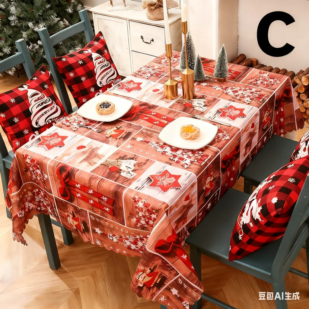 Christmas gift Christmas Tablecloth - Festive 180x150cm