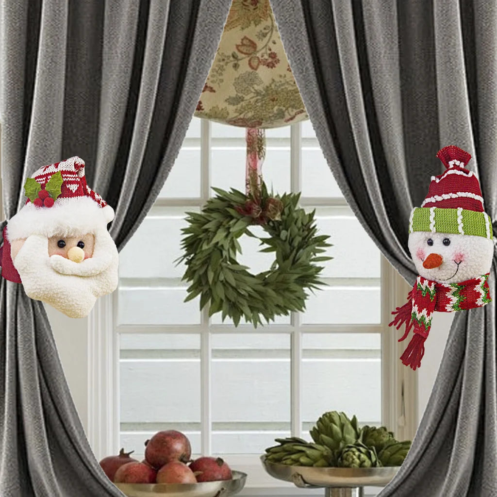 Christmas gift Warm Christmas Atmosphere - Festive Curtain