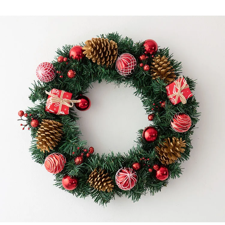Christmas gift Christmas wreath door hanging - Occasions >