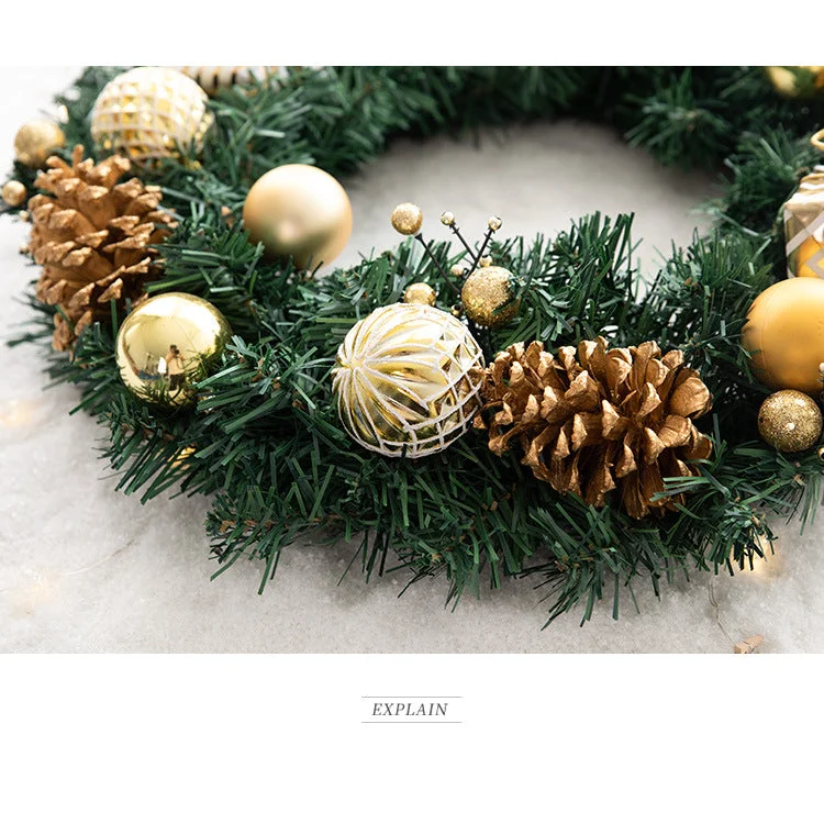Christmas gift Christmas wreath door hanging - Occasions >