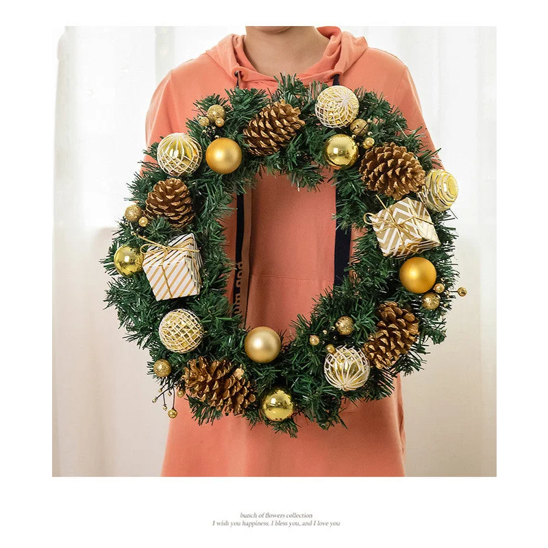 Christmas gift Christmas wreath door hanging - Occasions >