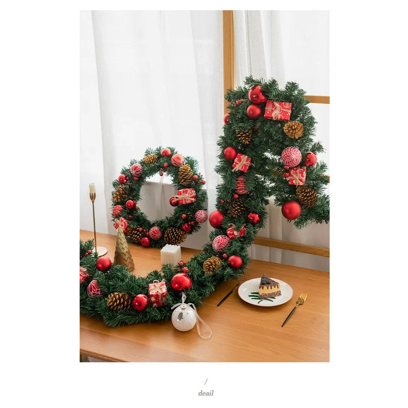Christmas gift Christmas wreath door hanging - Occasions >