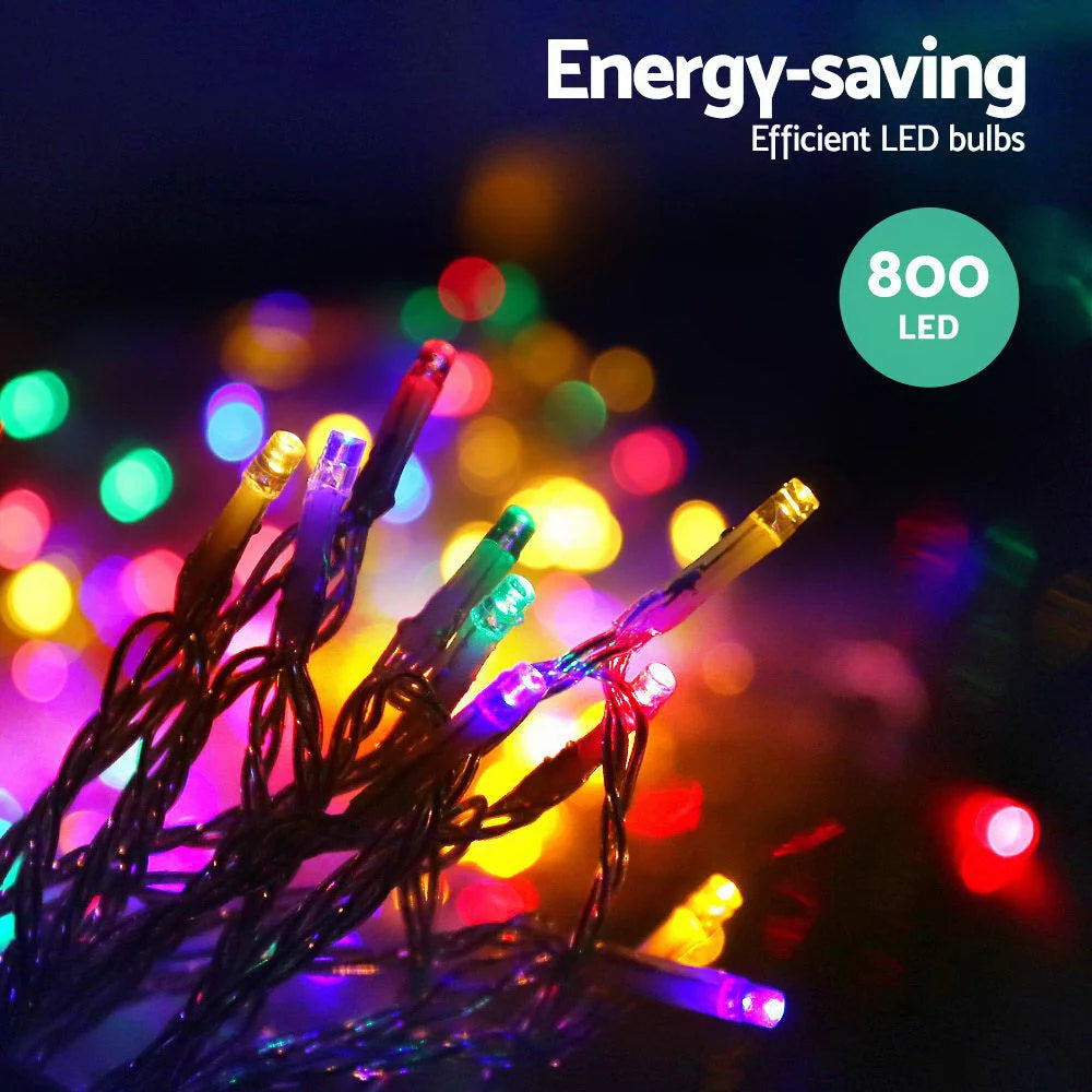 Christmas Icicle Lights 800 LED - Multicolour - Lighting