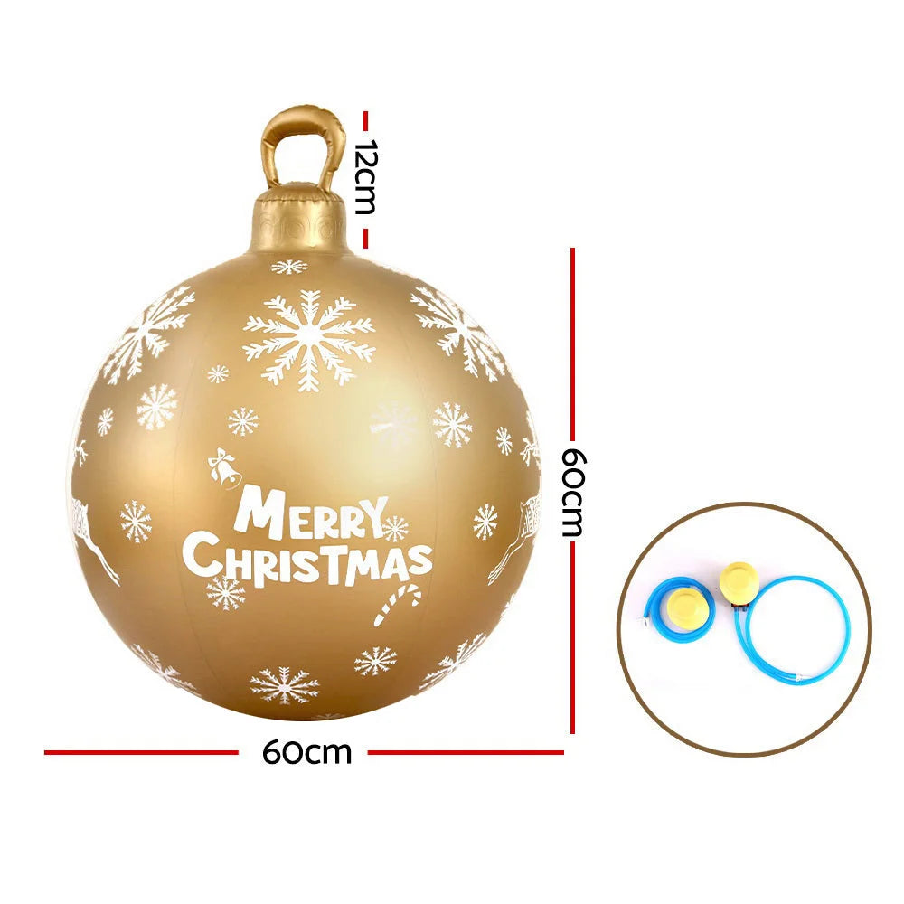 Christmas Inflatable Ball 60cm Decoration Giant Bauble