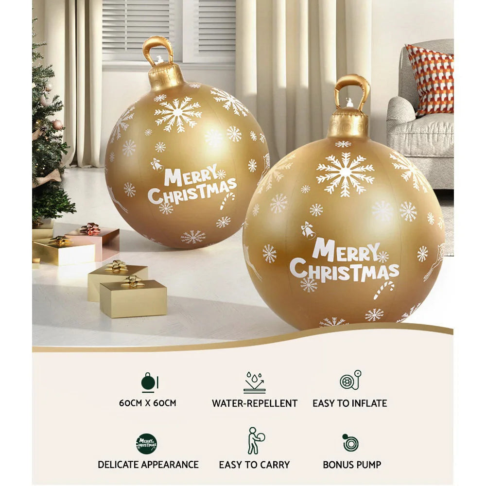 Christmas Inflatable Ball 60cm Decoration Giant Bauble