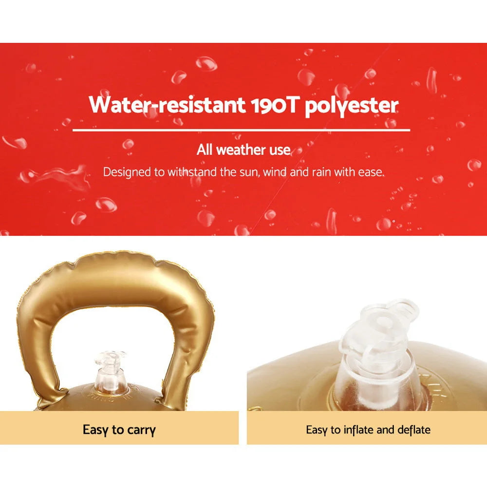 Christmas Inflatable Ball 60cm Decoration Giant Bauble - Red