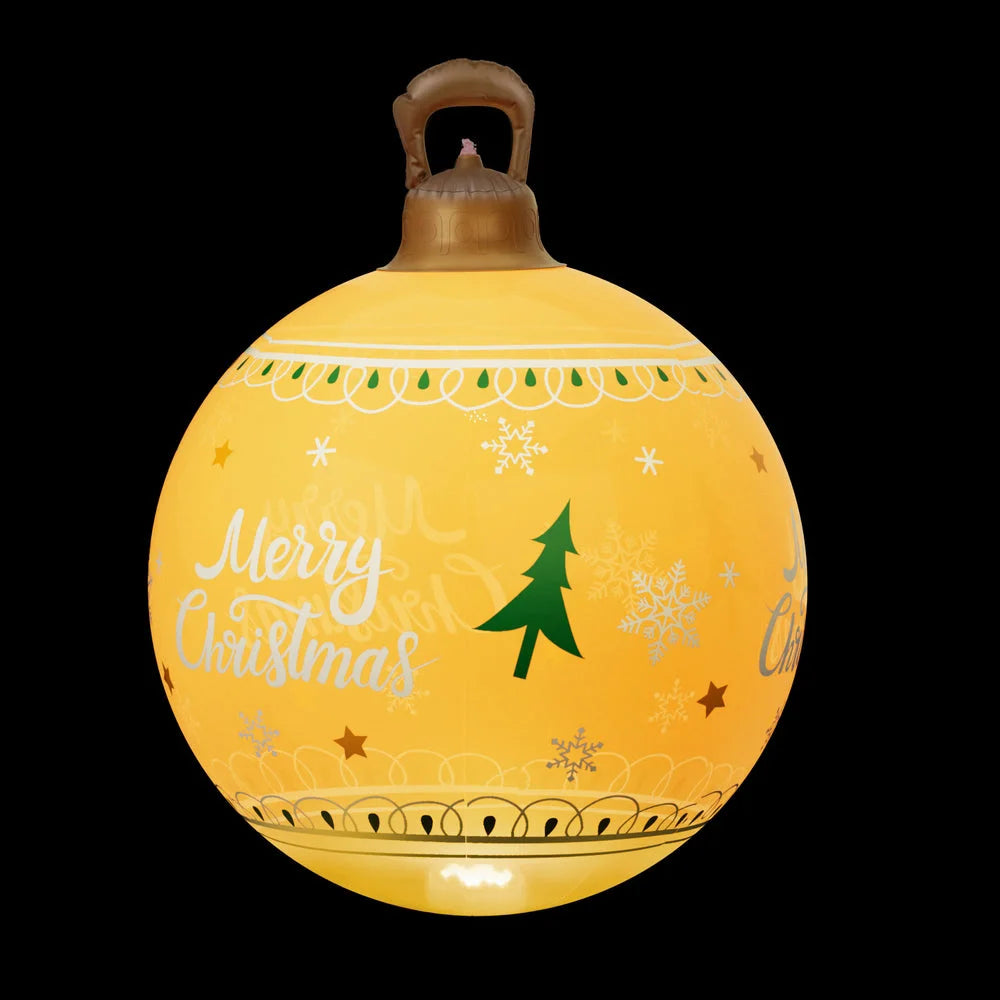 Christmas Inflatable Ball 60CM LED Illuminated Xmas