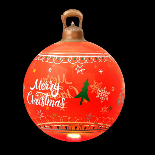 Christmas Inflatable Ball 60cm LED Illuminated Xmas