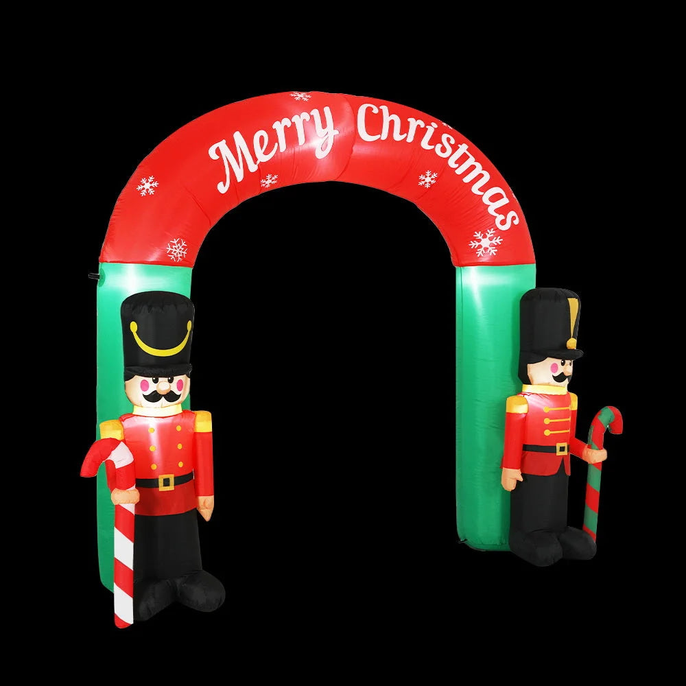 Christmas Inflatable Nutcracker Archway 3M Outdoor