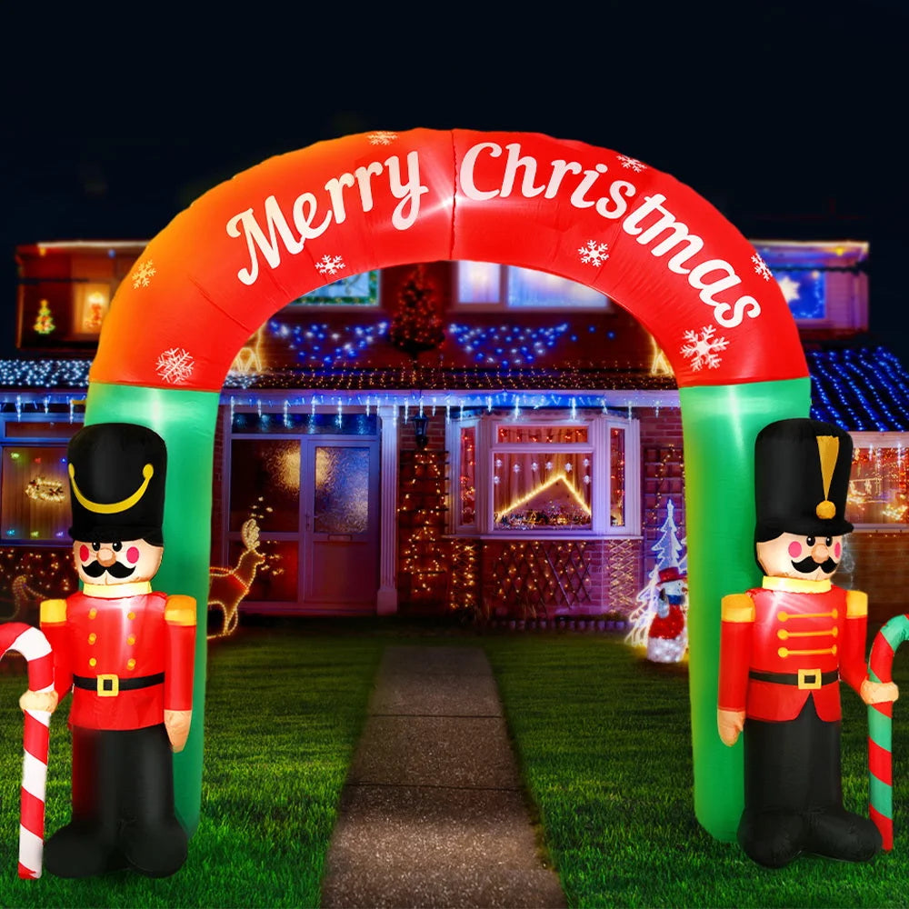 Christmas Inflatable Nutcracker Archway 3M Outdoor