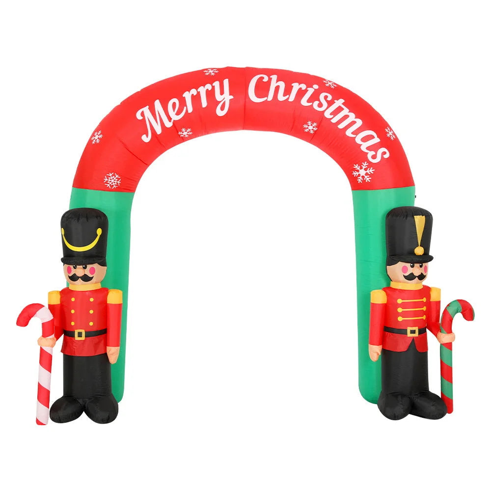 Christmas Inflatable Nutcracker Archway 3M Outdoor