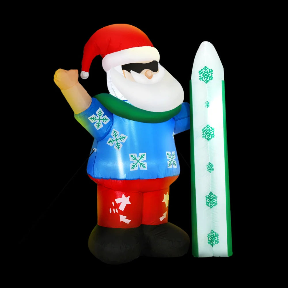 Christmas Inflatable Santa 1.6M Outdoor Xmas Decorations