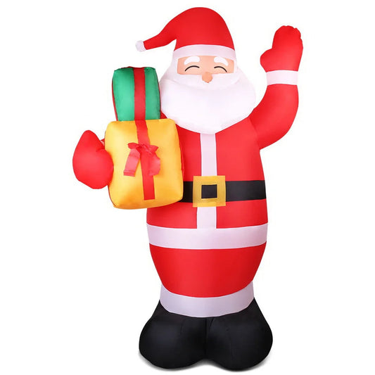 Christmas Inflatable Santa 2.4M - Xmas Light Decor LED