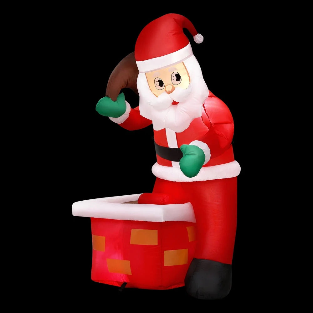 Christmas Inflatable Santa LED Illuminated Decorations
