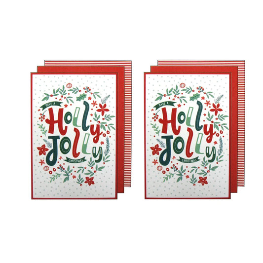 Christmas Kitchen Towels Ladelle Joyful Jolly Set of 6