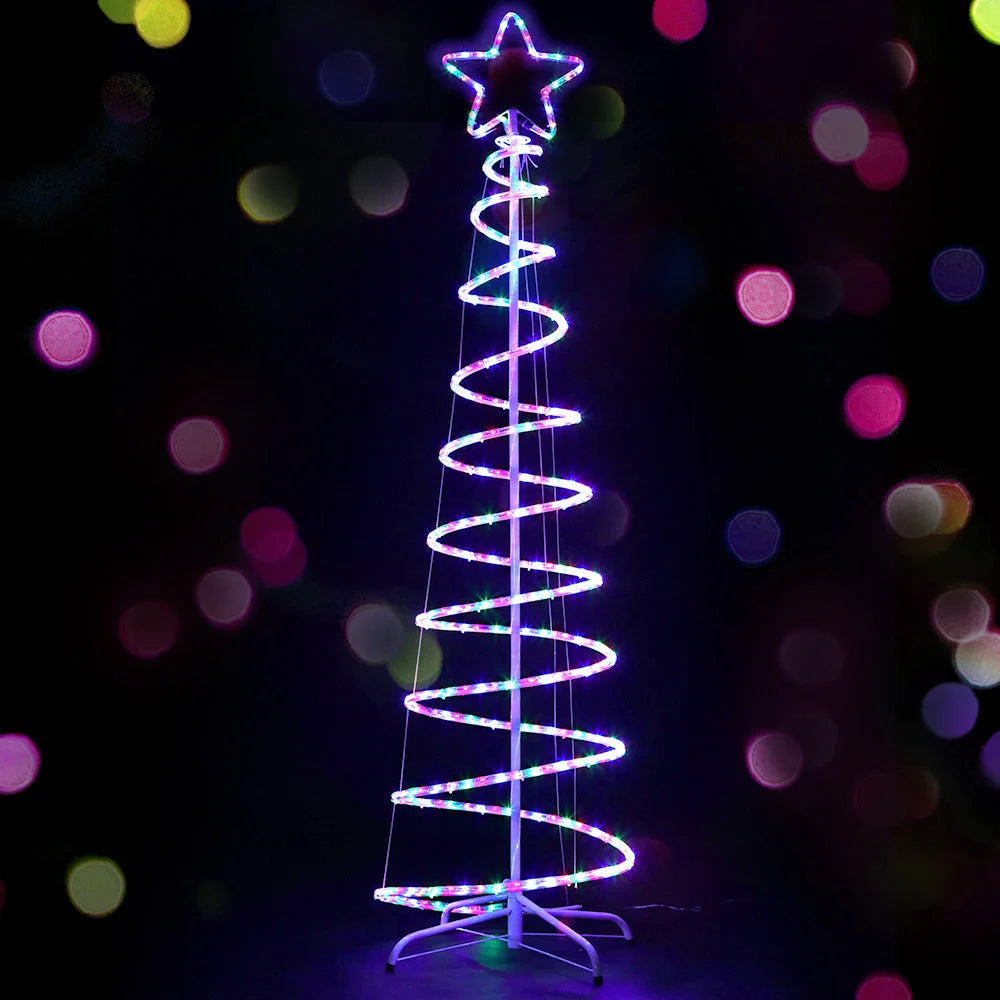 Christmas LED Motif Light Tree 1.88M Waterproof Colourful