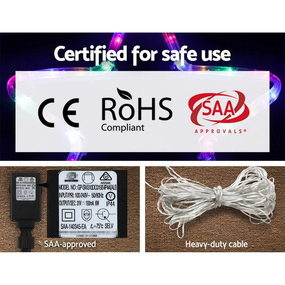 Christmas LED Motif Light Tree 1.88M Waterproof Colourful