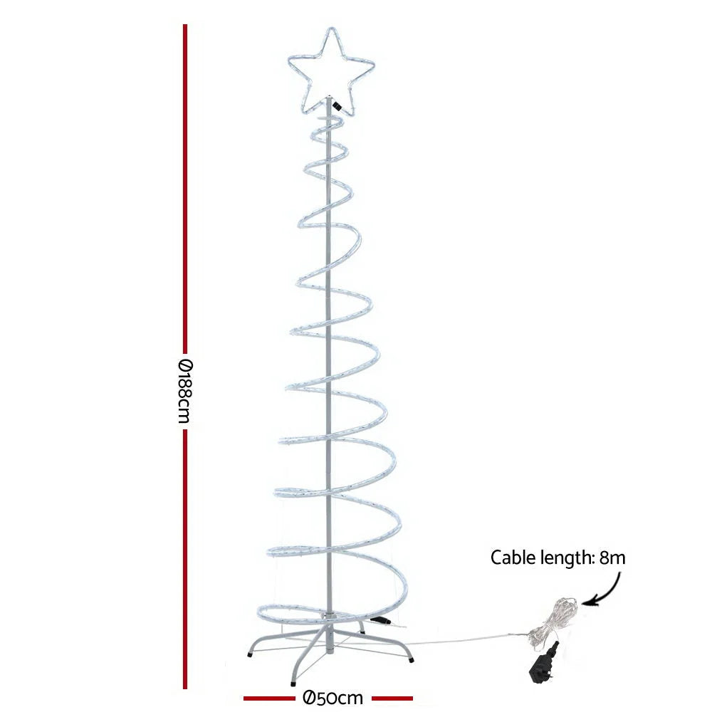 Christmas LED Motif Light Tree 1.88M Waterproof Colourful