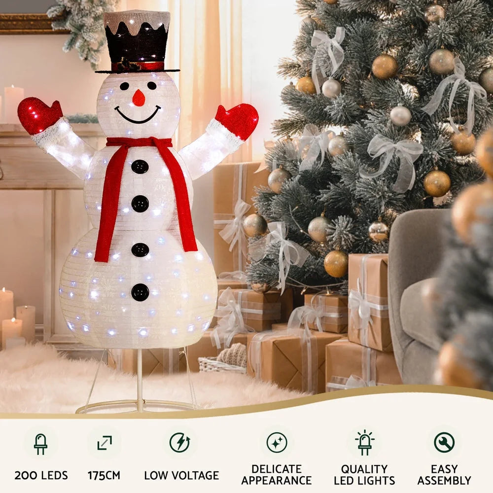 Christmas Lights 1.7M 200 LED Fairy Light Snowman