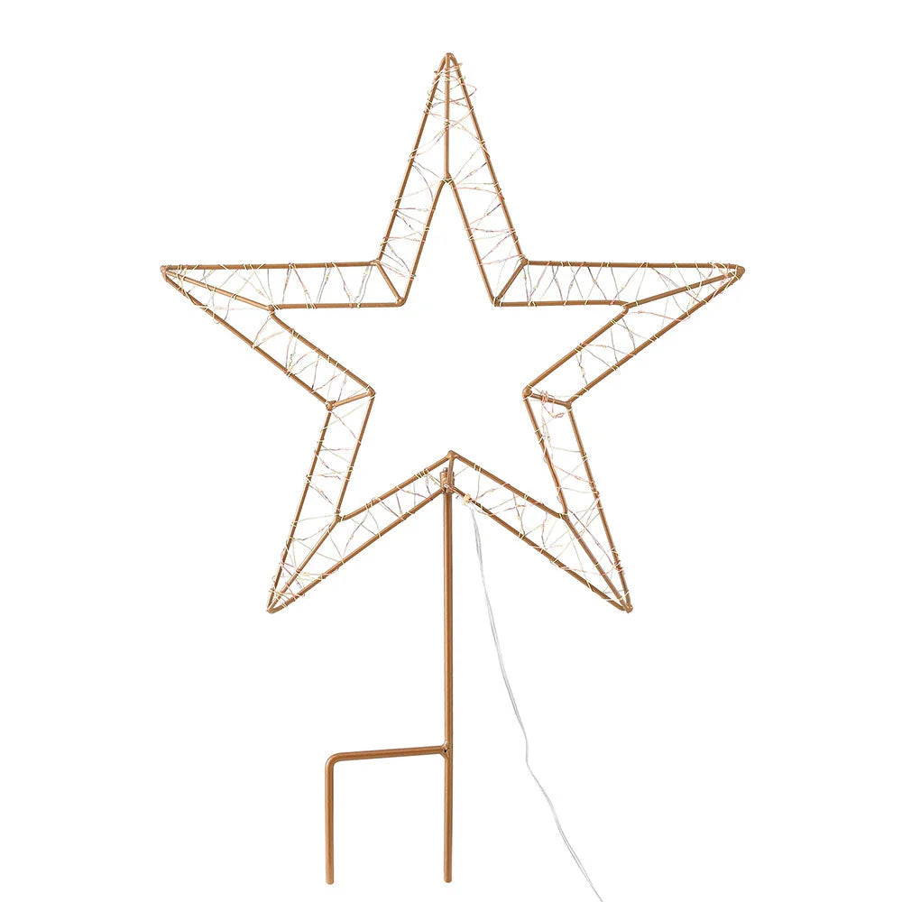 Christmas Lights 100 LED Fairy Light Ground Star Garden