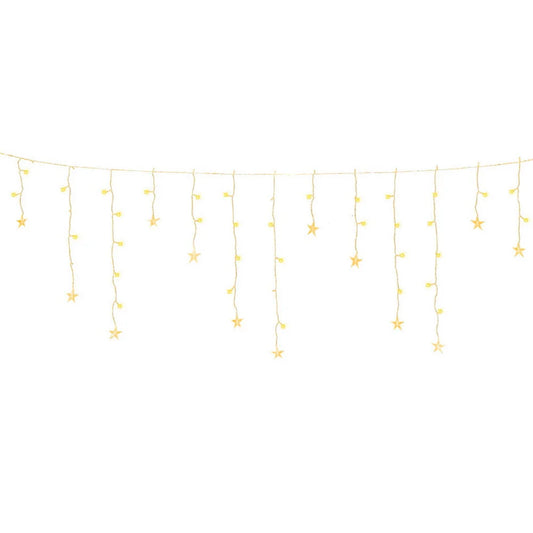 Christmas Lights 160 LED 6M Icicle Light Solar - Warm White