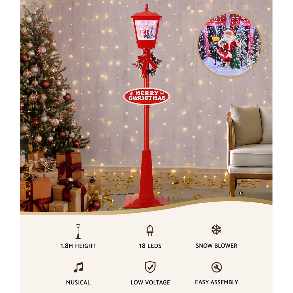 Christmas Lights 180cm Post Lamp 18 LED Fairy Light