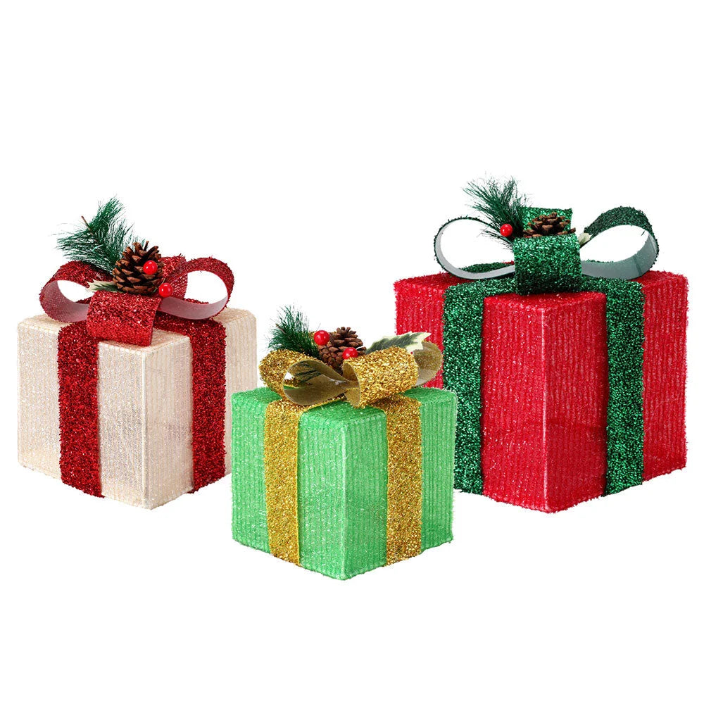 Christmas Lights 3PCS 60 LED Fairy Light Gift Box