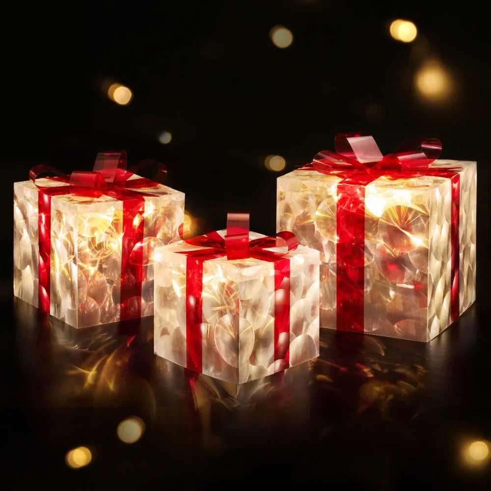 Christmas Lights 3PCS 70 LED Fairy Light Gift Box