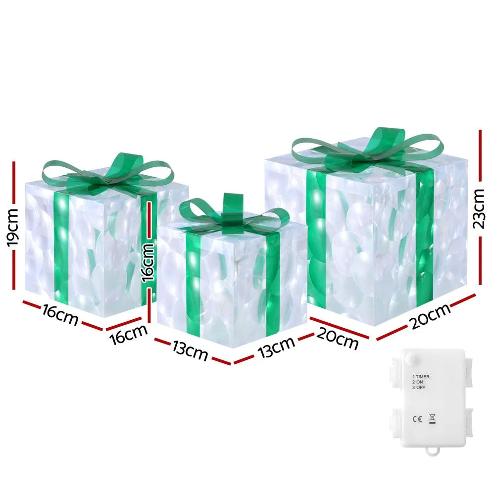 Christmas Lights 3PCS 70 LED Fairy Light Gift Box