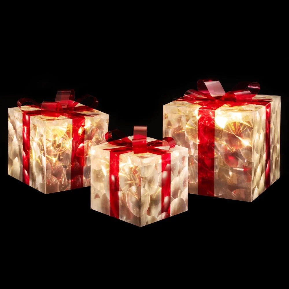 Christmas Lights 3PCS 70 LED Fairy Light Gift Box