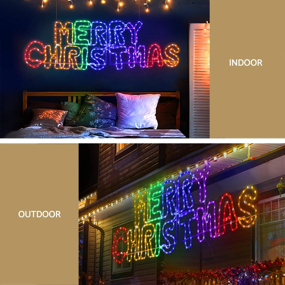 Christmas Lights Motif 1.6M 360 LED Rope Light Outdoor