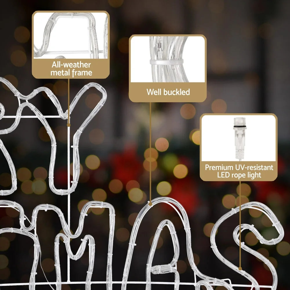 Christmas Lights Motif 1.6M 360 LED Rope Light Outdoor