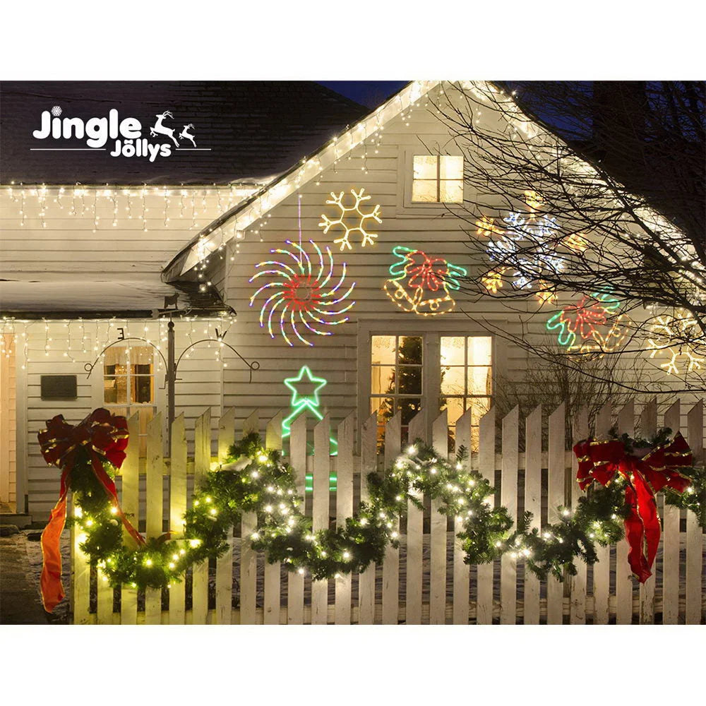 Christmas Motif Lights LED Waterproof Colourful