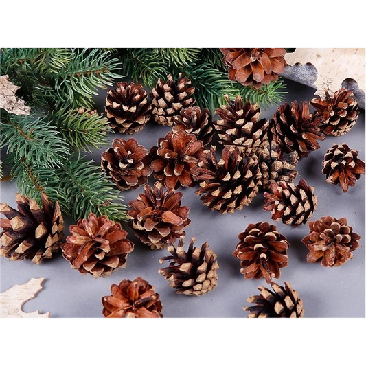 Christmas Natural Pine Cones Tree Hanging Home Decoration