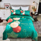 Christmas New Year Quilt Cover Set - King Size - Home &