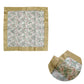 Christmas Table Cloth Topper Sheer Organza Glitter Gold