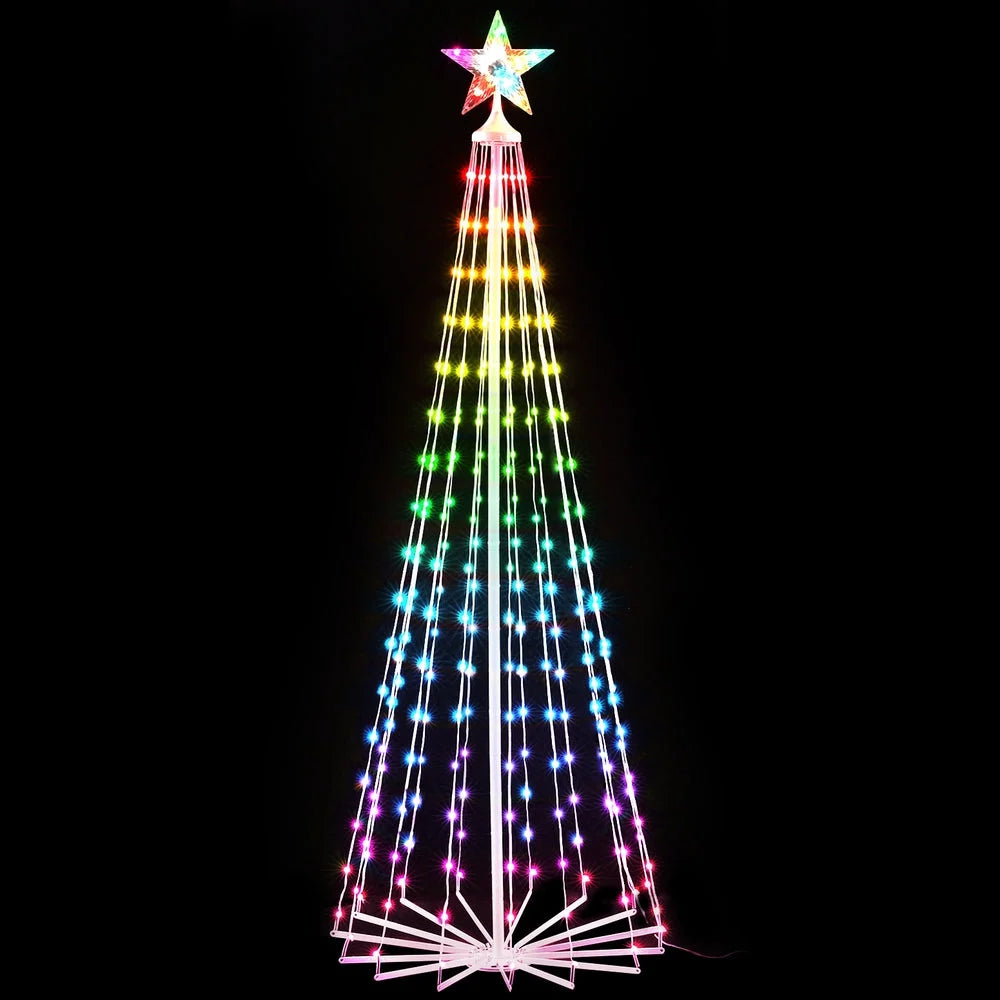 Christmas Tree 1.8M with 265 LED RGB Fairy Lights