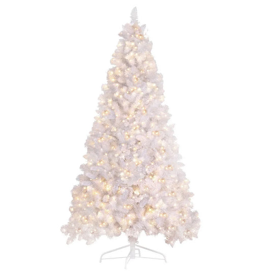 Christmas Tree 2.1M with 500 LED Xmas Decorations - White