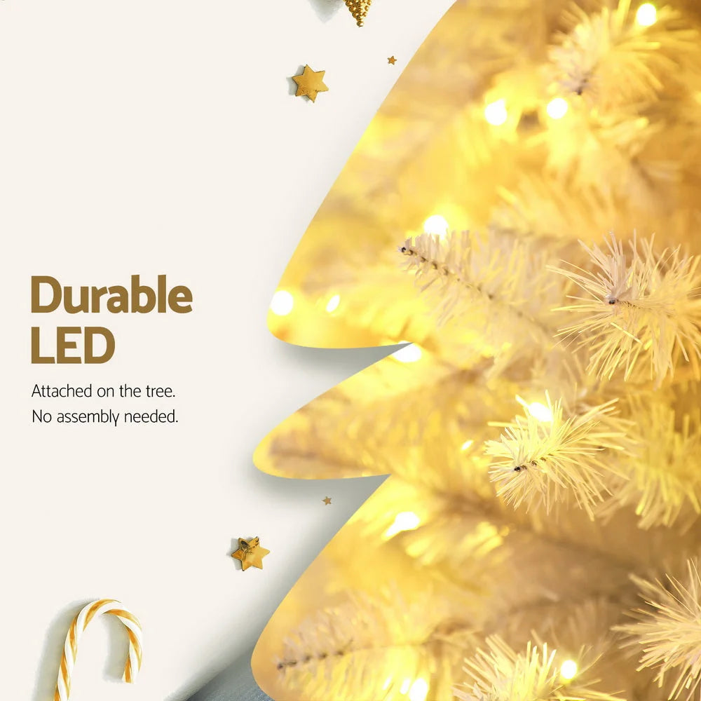 Christmas Tree 2.1M with 500 LED Xmas Decorations - White