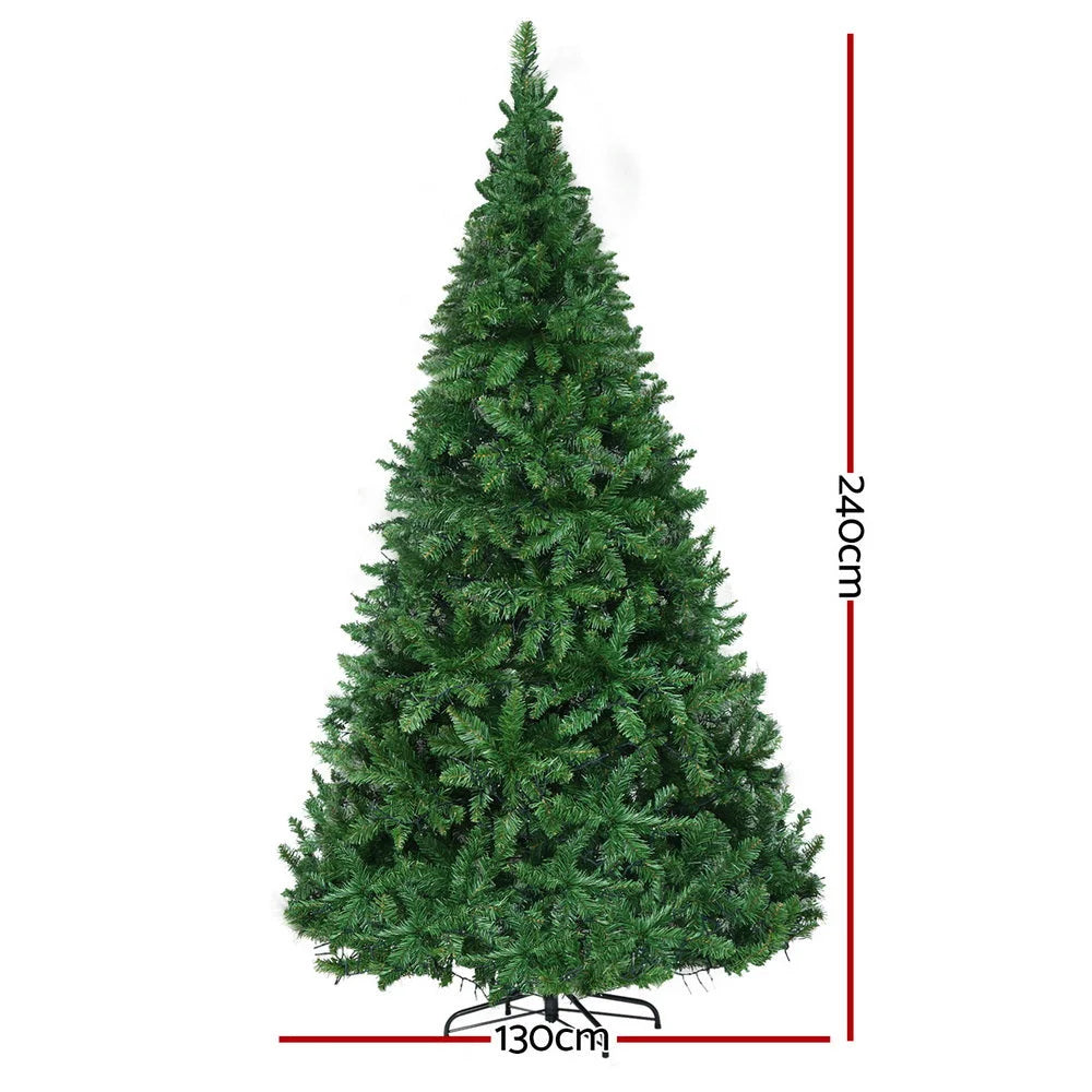 Christmas Tree 2.4M with 1488 LED Xmas Decorations
