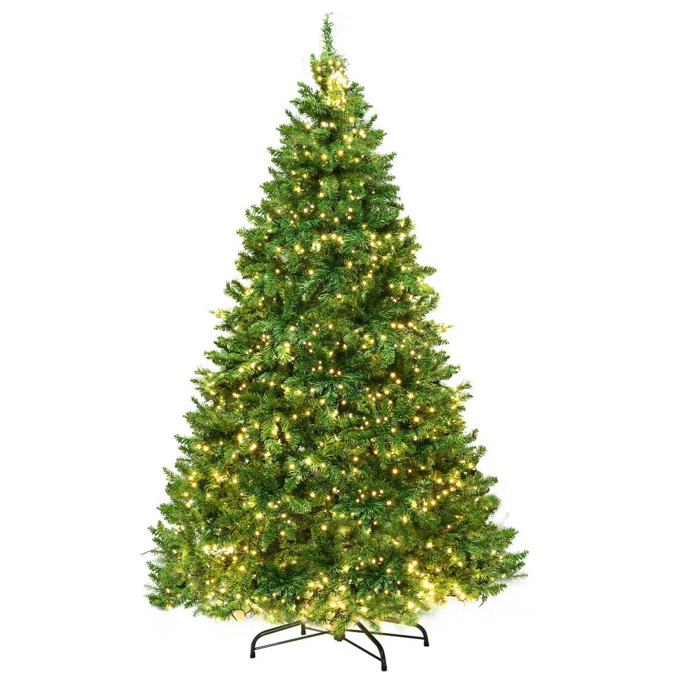 Christmas Tree 2.4M with 1488 LED Xmas Decorations