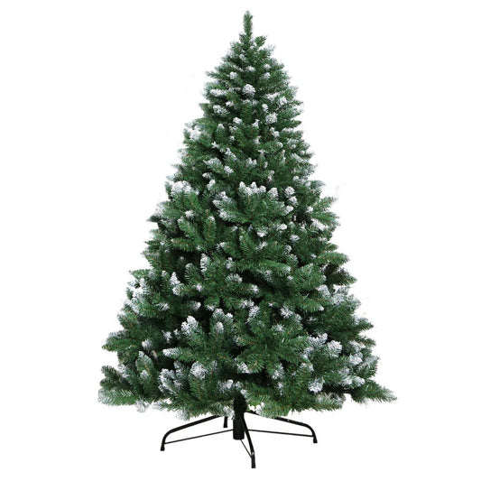 Christmas Tree 8FT Home Decoration 1400 Tips Snowy Green