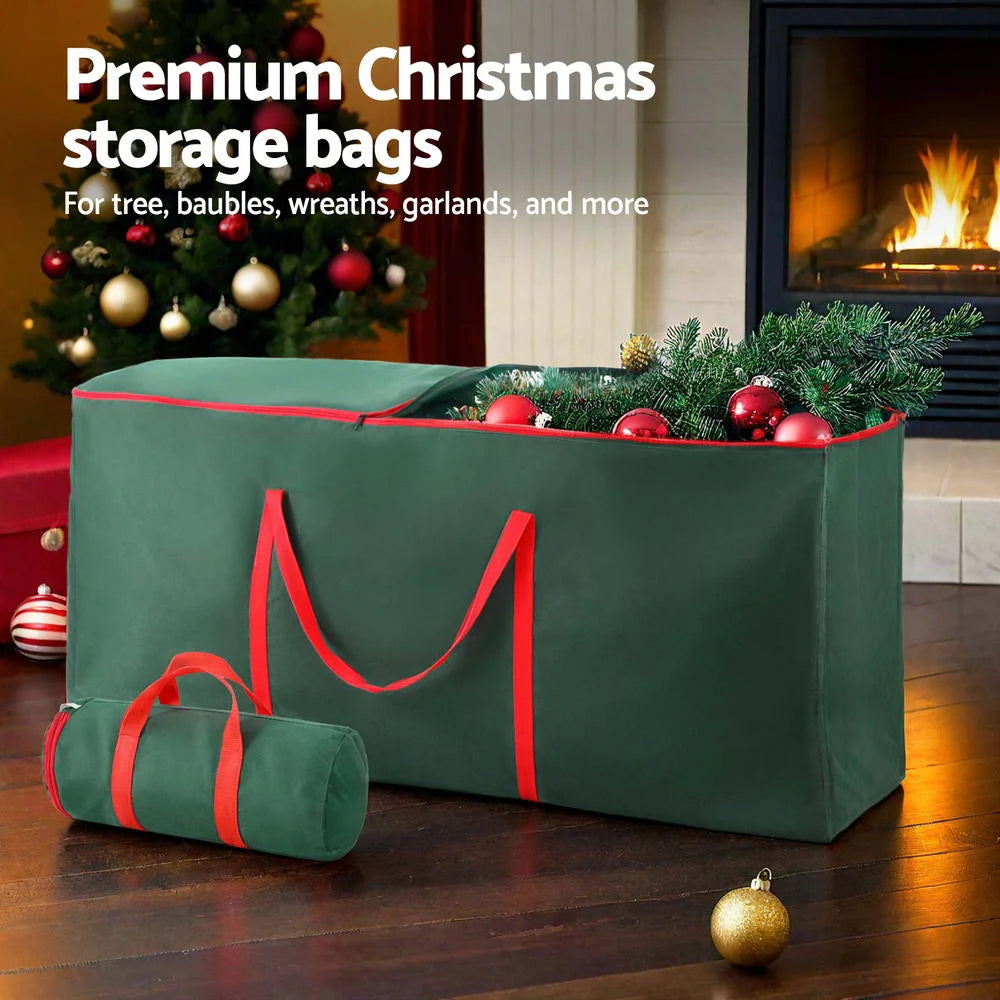 Christmas Tree Baubles Storage Bag Set for Ornaments