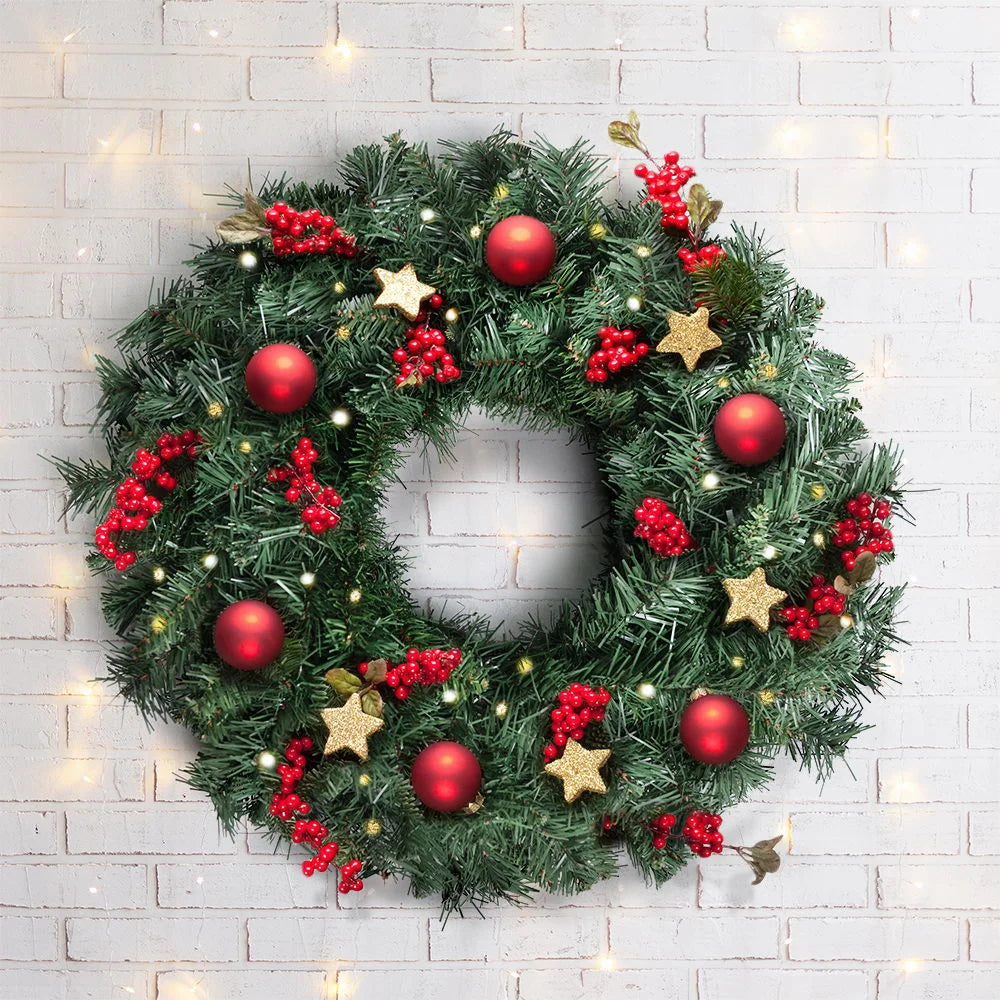 Christmas Wreath 60cm - Green - Christmas