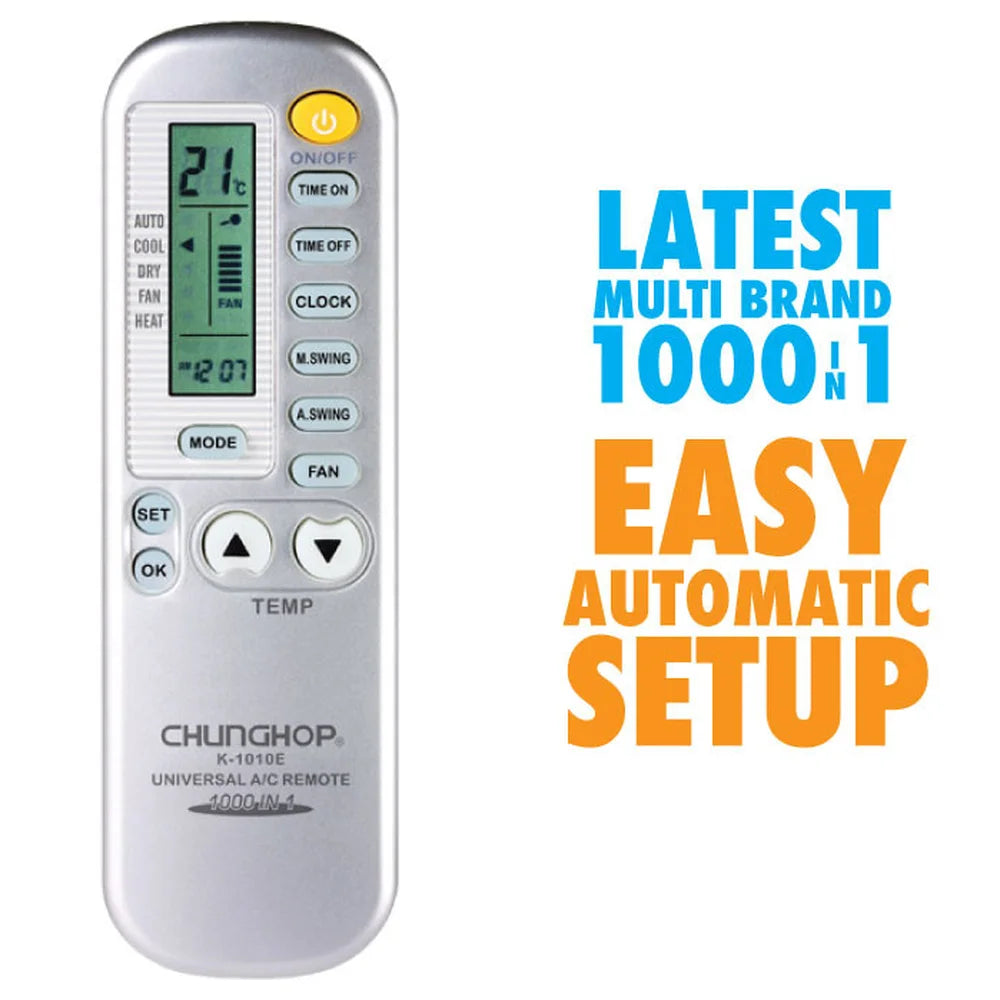 Chunghop AC Remote Control Air Conditioner Compatible with OLYMPUS