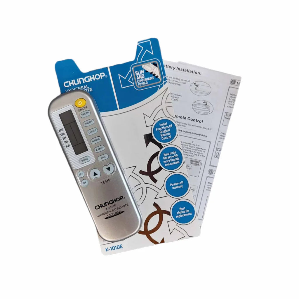 Chunghop Air Conditioner AC Remote Control Compatible with JIANGNAN